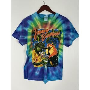 VTG Jimmy Buffett Shirt DOUBLE SIDED Tie Dye Bama Breeze Tour 2007 Concert Sz M